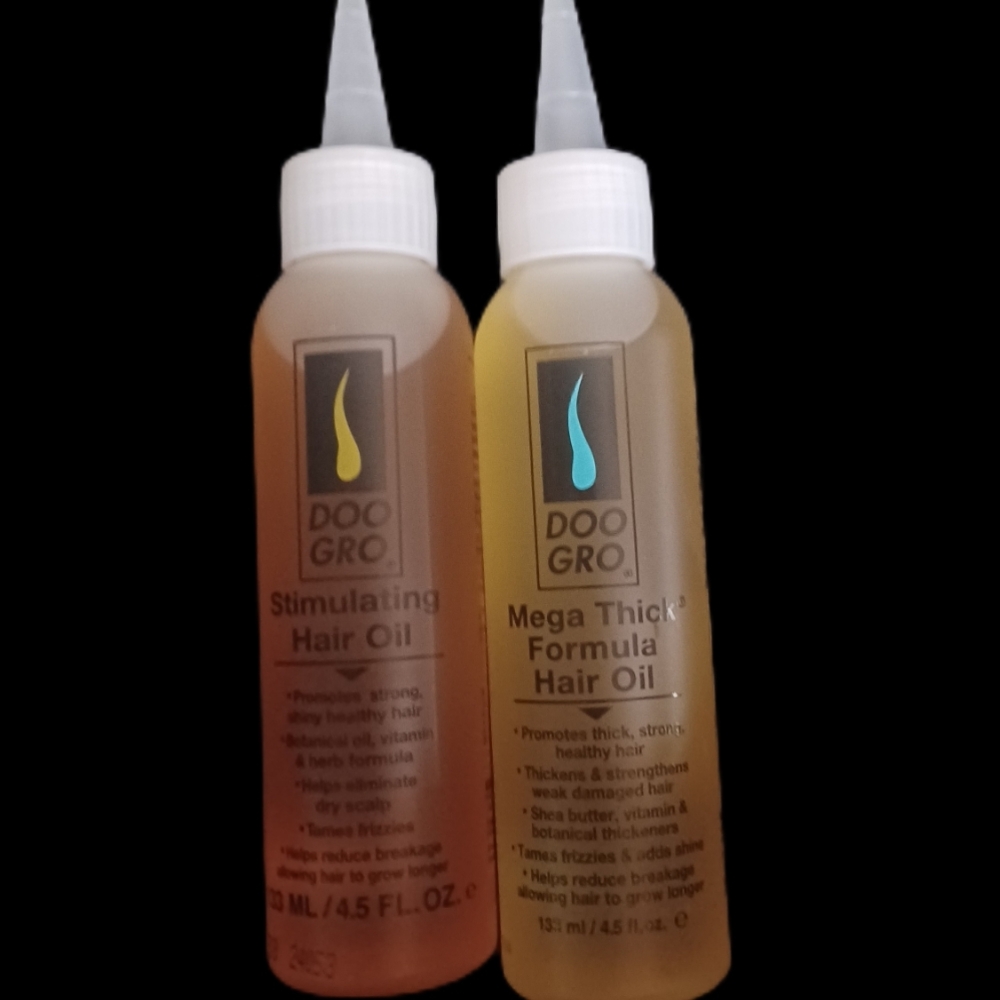 Hair Oil Mega Thick & Stimulating  Set - Yellow & Amber